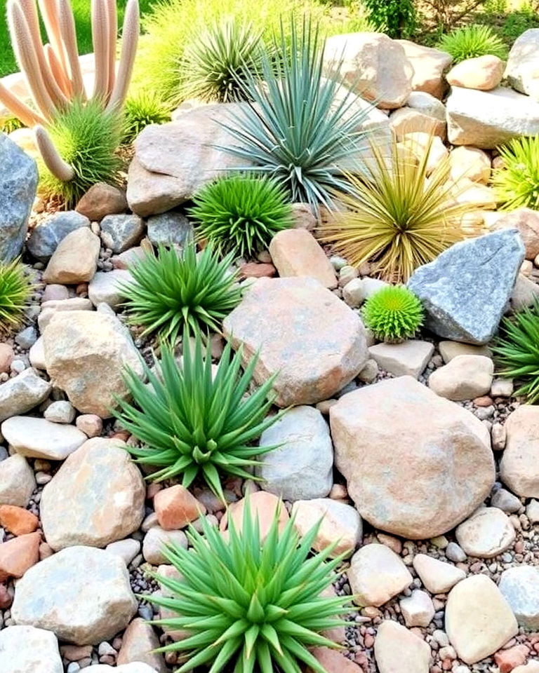 low maintenance rock garden for arid areas - 20 Aesthetic Garden Ideas