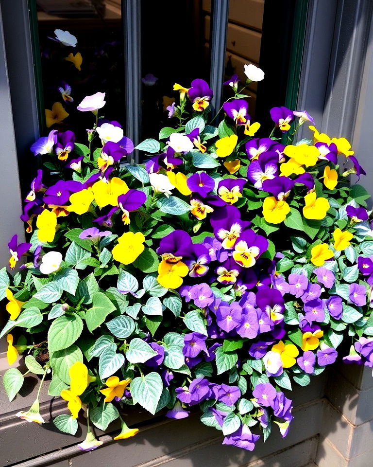low maintenance violas and dead nettle flowers low maintenance violas and dead nettle flowers - 25 Combinations of Window Box Flowers for Shade