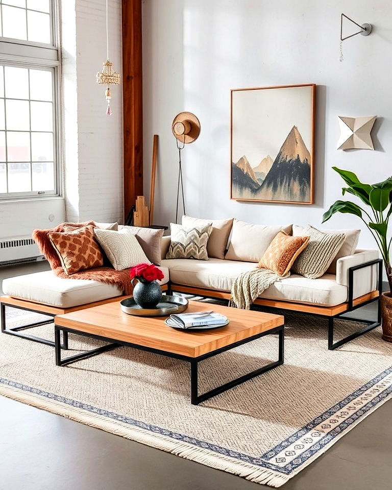 low platform sofa - 30 Floor Seating Ideas
