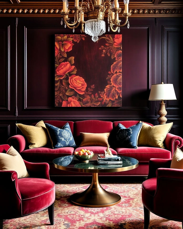 luxe velvet upholstery new orleans style interior - 15 New Orleans-style Interior Decorating Ideas