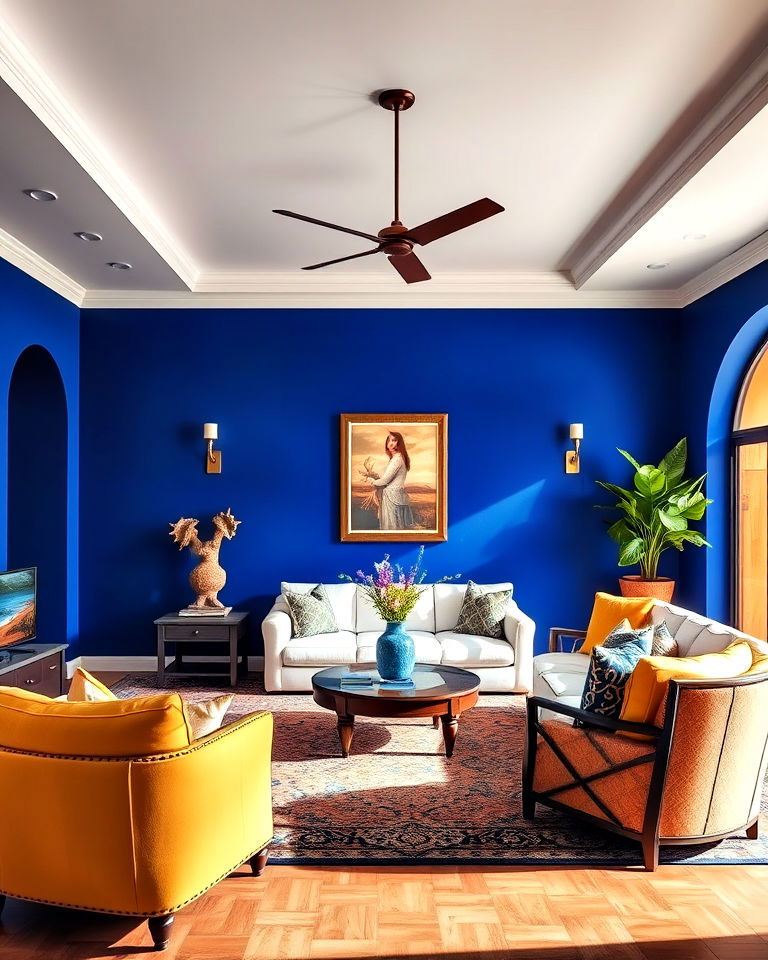 luxurious mexican lapis lazuli blue - 20 Mexican Interior Paint Colors