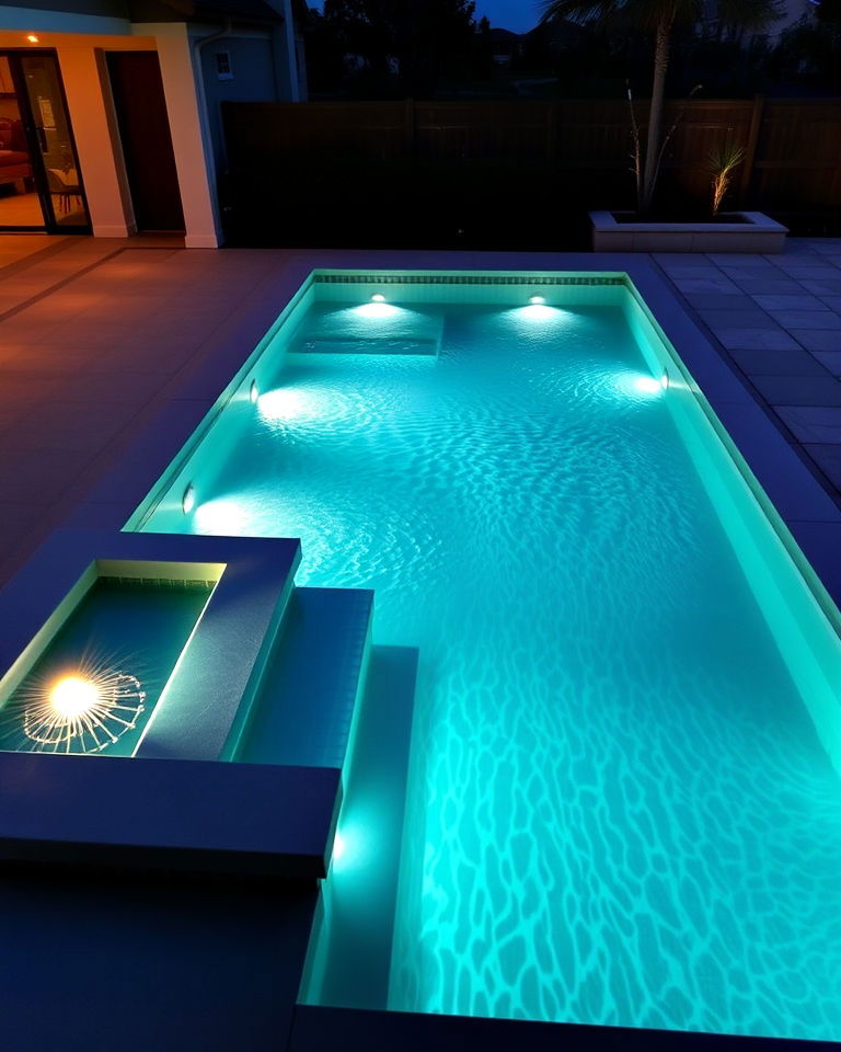 luxury minimalist spa pool - 15 Fiberglass Pool Designs