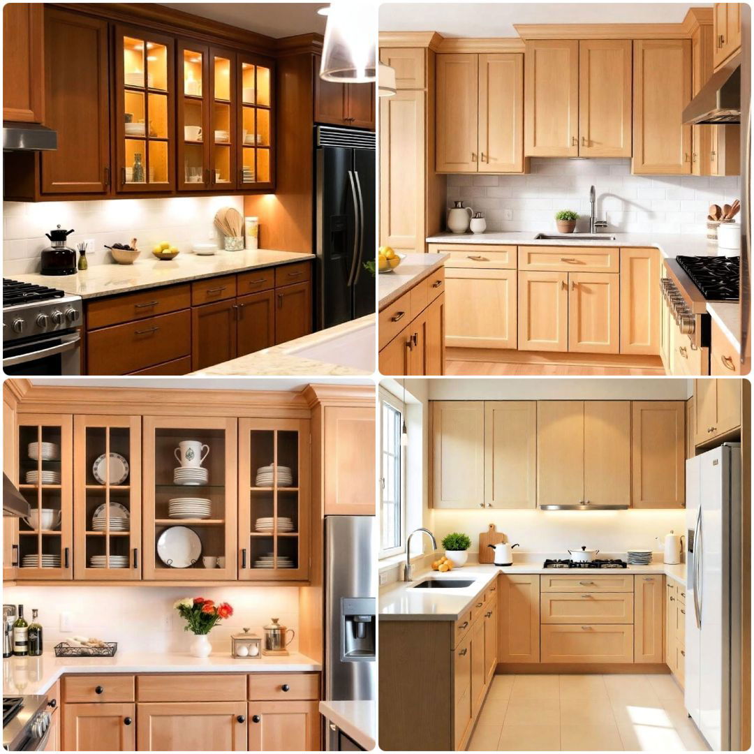 maple kitchen cabinets ideas
