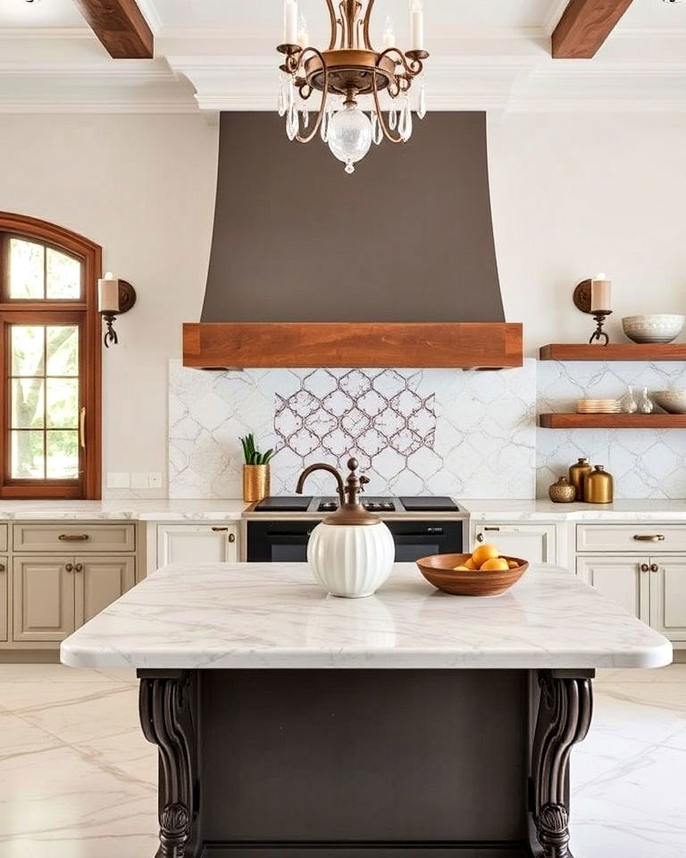 marble surfaces elevate old world interiors t - 20 Old World Interior Design Ideas