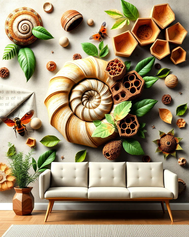 math in nature mural - 15 Math Mural Ideas