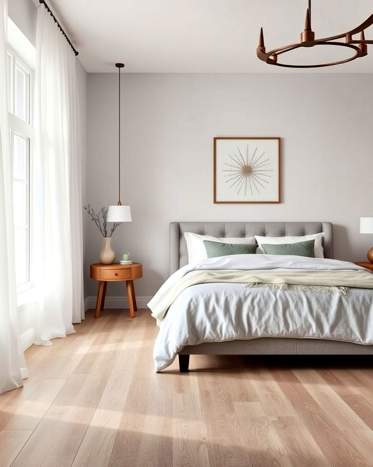 matte finish vinyl flooring for bedroom - 15 Vinyl Flooring Bedroom Ideas