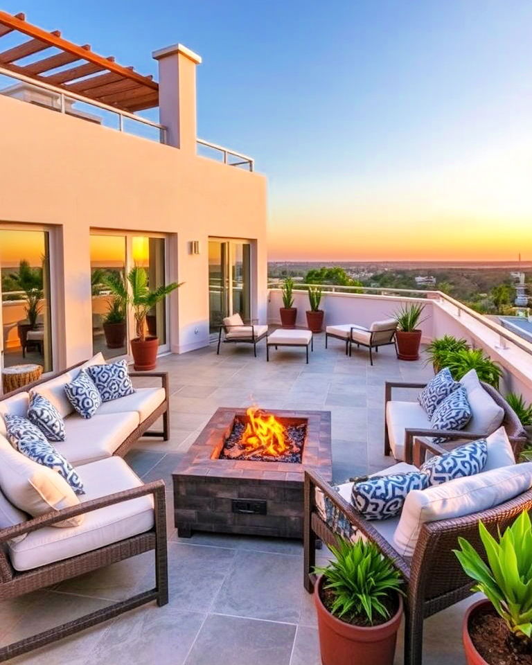 maximize villa space with a rooftop terrace designed - 15 Villa Interior Design Ideas