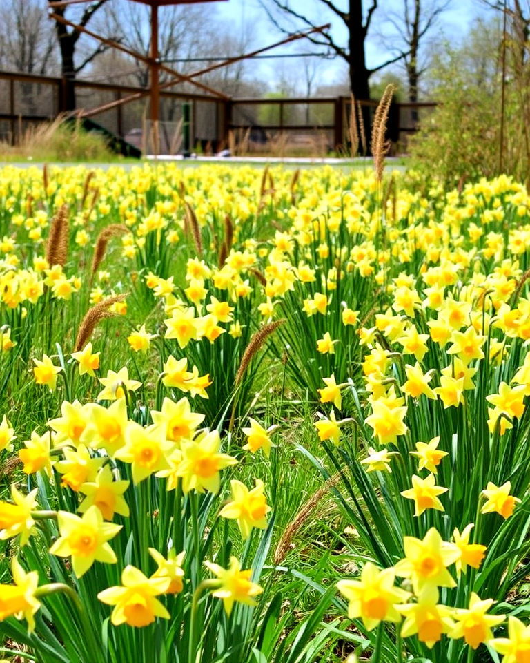 meadow like planting garden - 15 Daffodil Garden Ideas