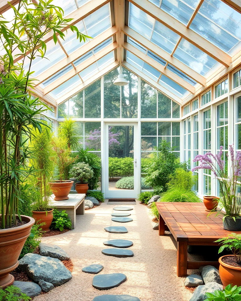 meditation garden greenhouse - 20 Fantasy Greenhouse Ideas