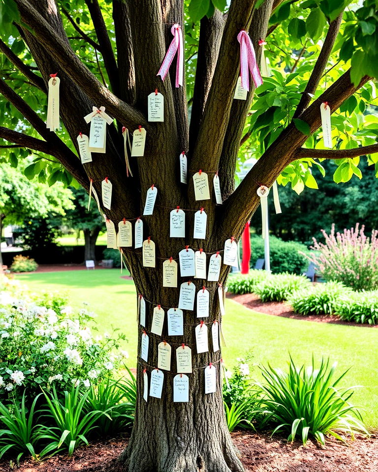 memory tree tags - 30 Memorial Garden Ideas