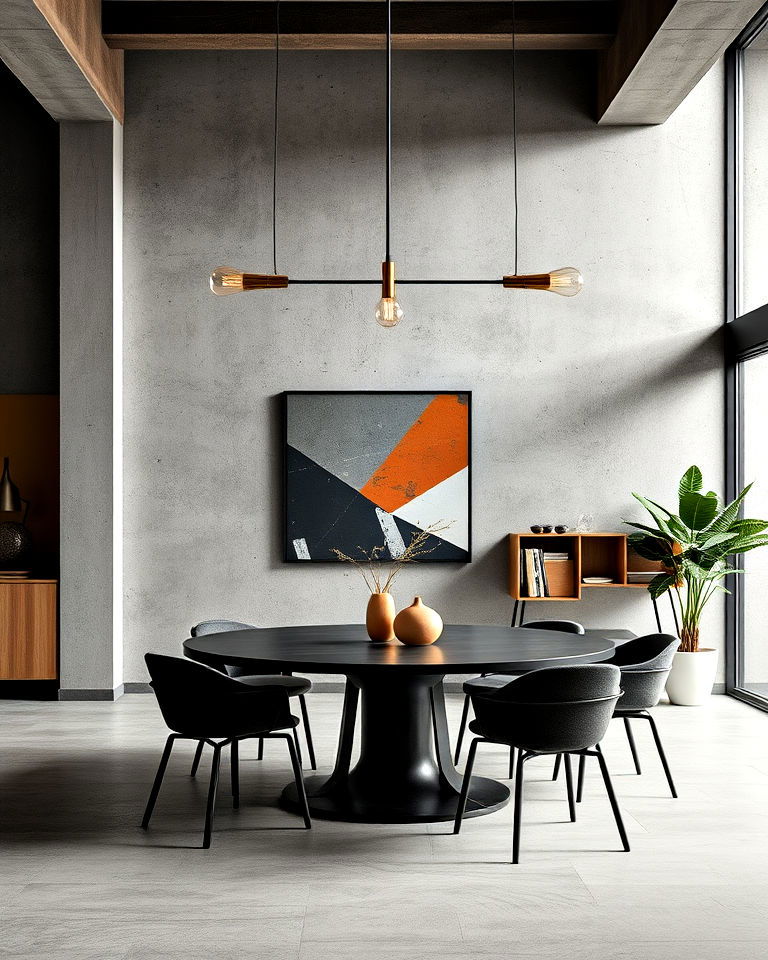 metal accents and finishes brutalism interior design - 15 Brutalism Interior Design Ideas