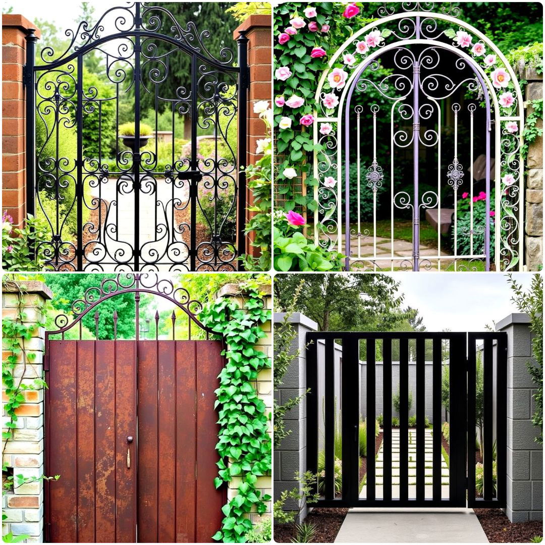 metal garden gate ideas