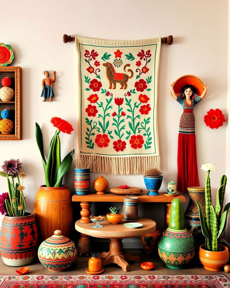 mexican folk art mexican decor - 25 Mexican Decor Ideas