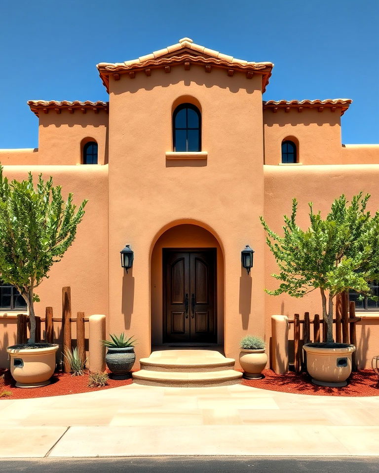 mexican style stucco walls - 25 Mexican Style House Design Ideas
