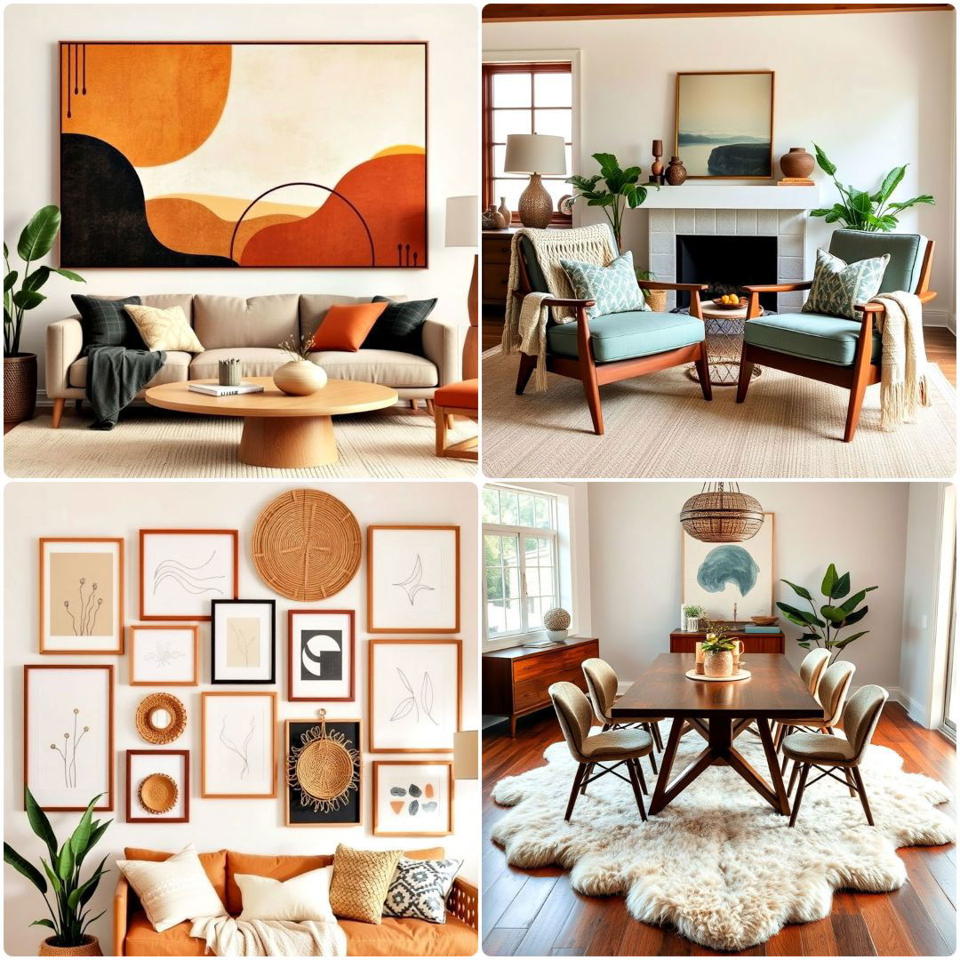 25 Mid Century Boho Decor Ideas to Refresh Your Space