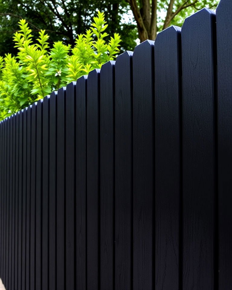 midnight black stain - 25 Fence Stain Colors