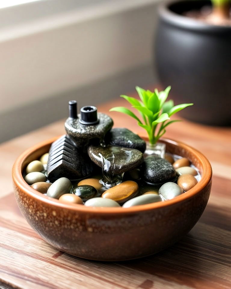 mini water feature zen garden - 15 Small Zen Garden Ideas