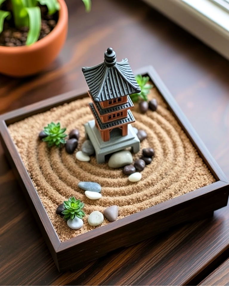 miniature pagoda garden - 15 Small Zen Garden Ideas