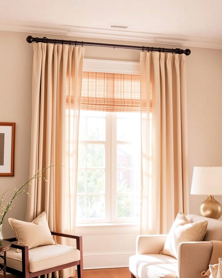 minimal window treatments - 25 Transitional Interior Design Ideas