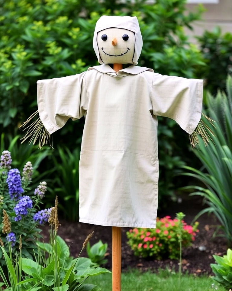 minimalist modern scarecrow - 15 Garden Scarecrow Ideas