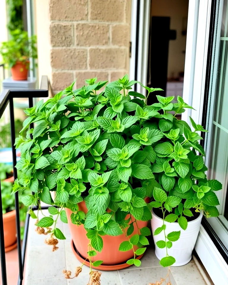 mint for a refreshing addition to your balcony - 20 Best Balcony Plants