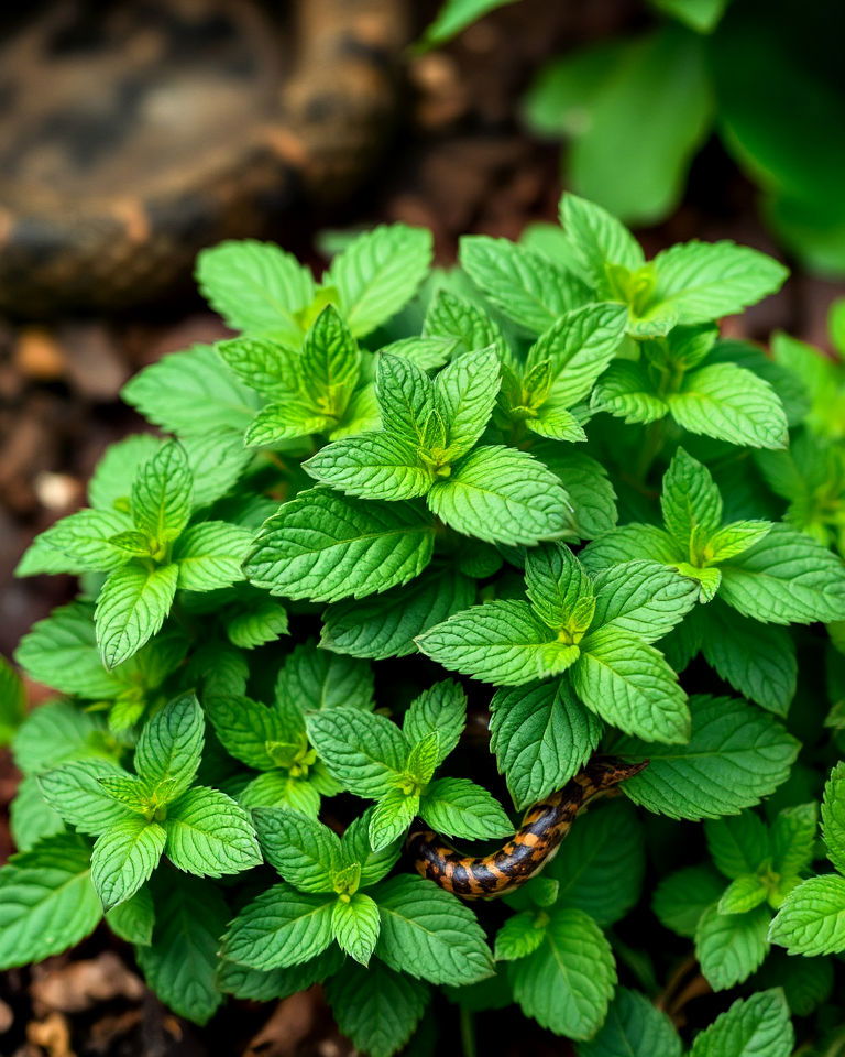 mint is another effective way to repel snakes - 20 Snake Repellent Plants