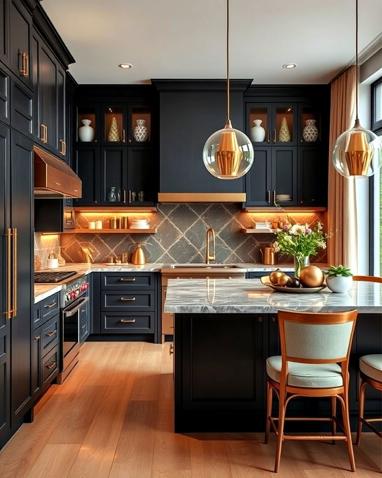 mix metallic finishes design - 20 Eclectic Interior Design Ideas