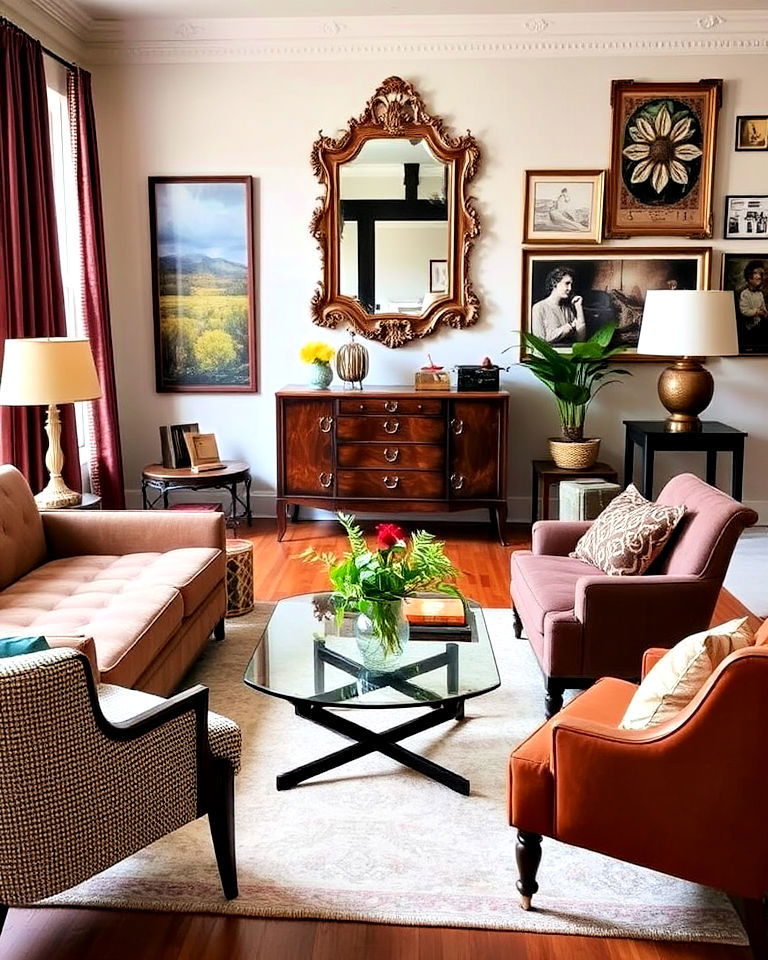 mix vintage and modern pieces - 20 Eclectic Interior Design Ideas