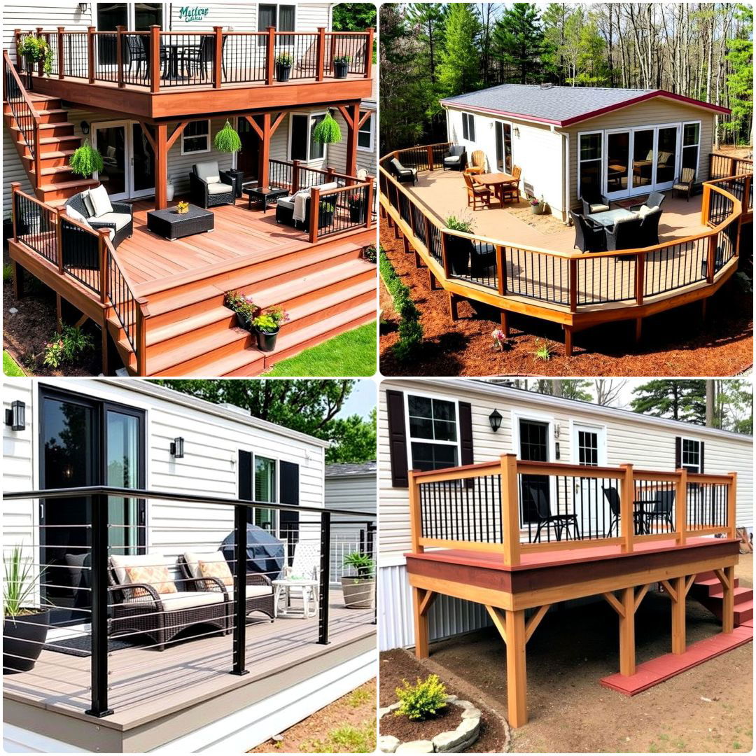 mobile home deck ideas