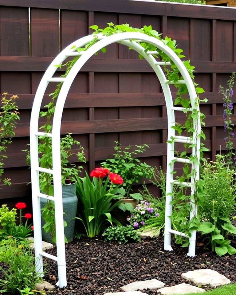 modern circular arch design - 25 Garden Arch Ideas