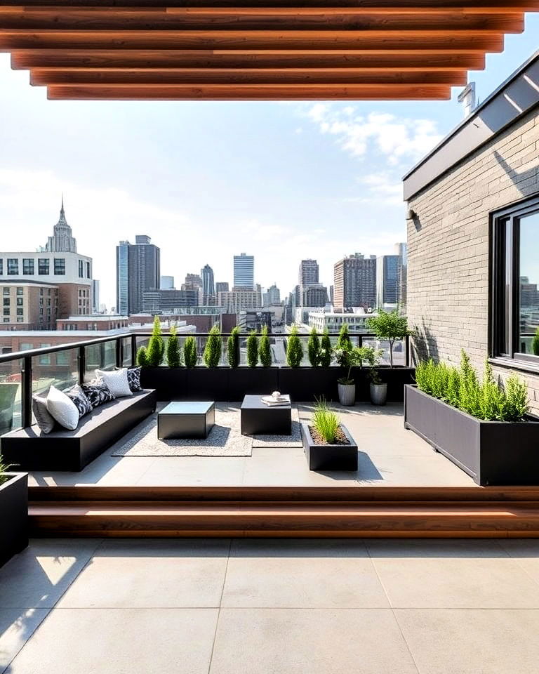 modern concrete platform deck - 25 Platform Deck Ideas