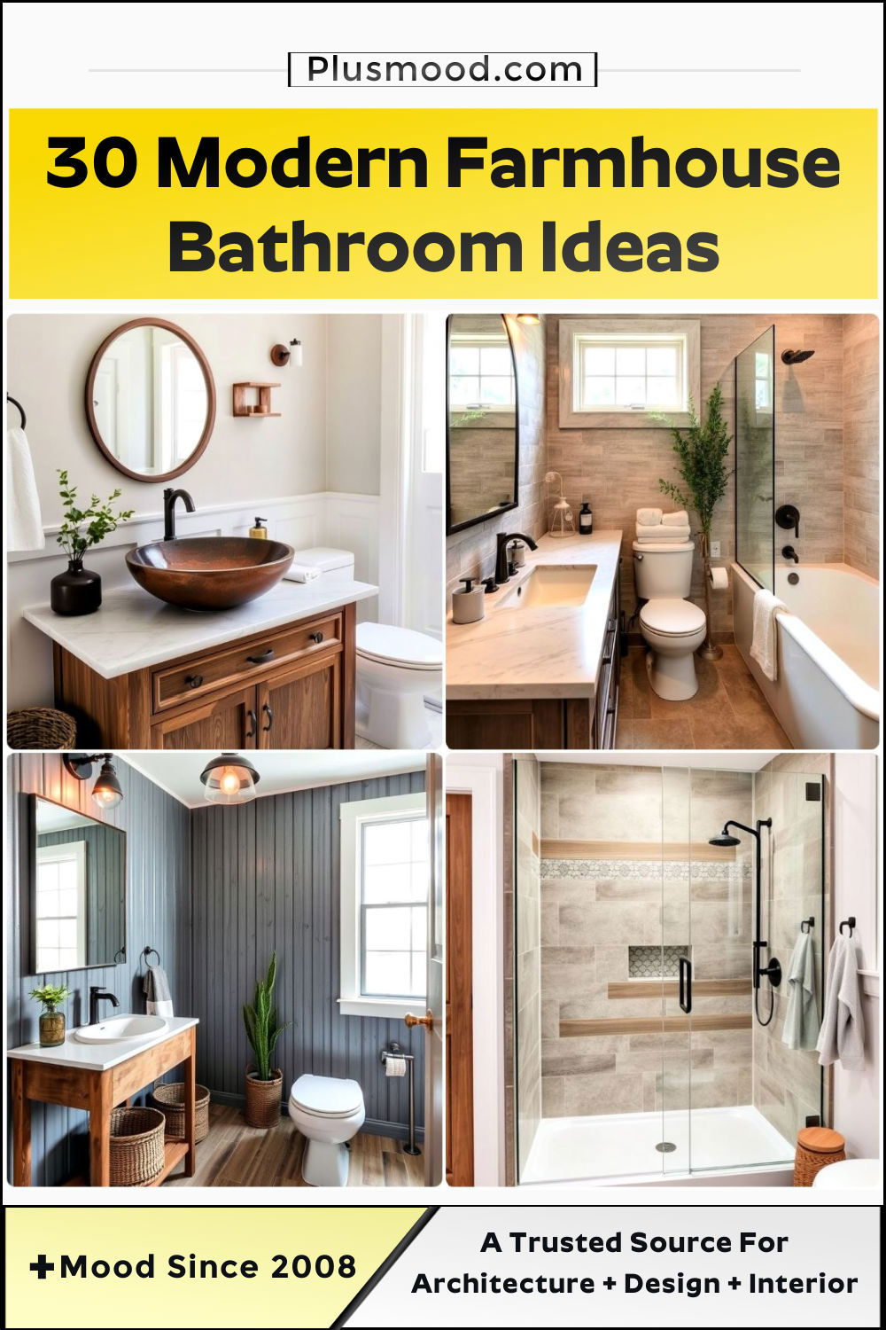 modern farmhouse bathroom ideas to copy