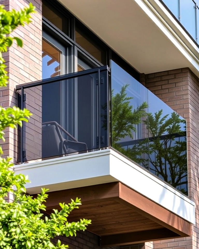 modern tinted glass balconies - 20 Glass Balcony Design Ideas