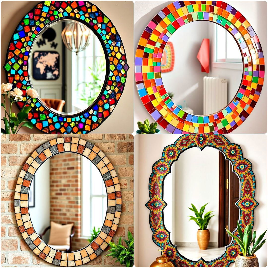 mosaic mirror ideas