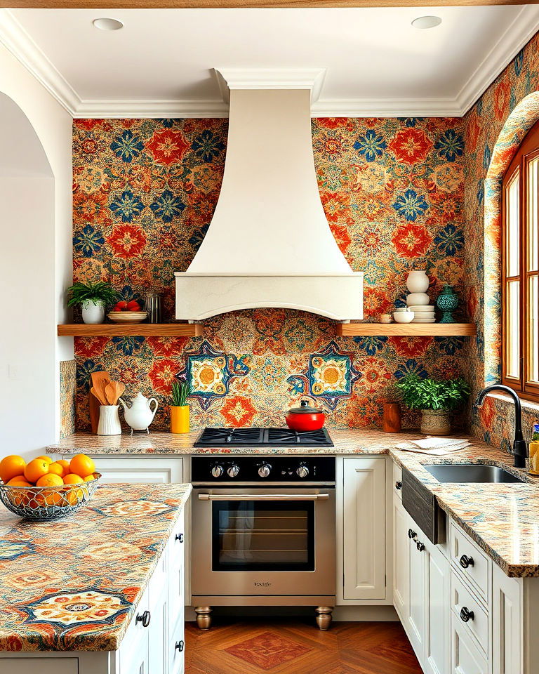 mosaic tile accents italian interior design - 25 Italian Interior Design Ideas