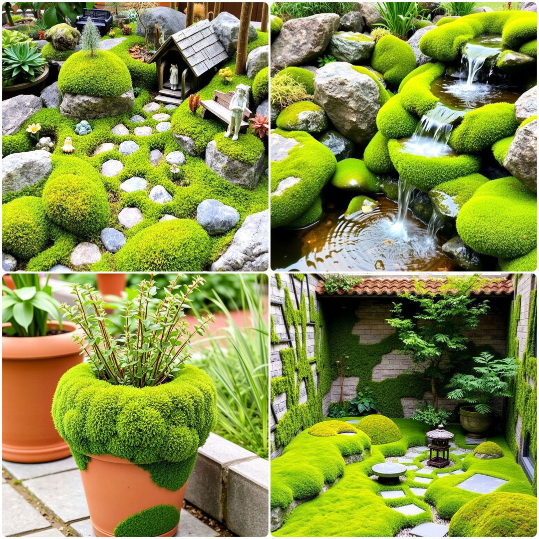 moss garden ideas