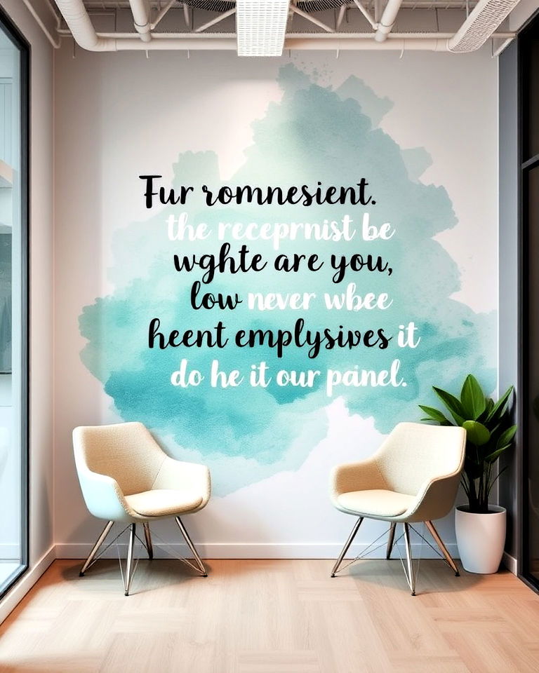 motivational quote office mural - 30 Office Wall Murals