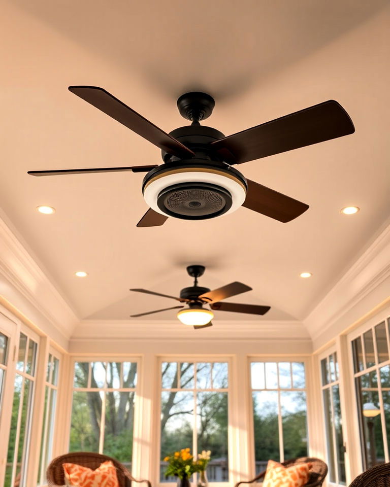 multi function lighting fixtures for adaptability - 15 Sunroom Lighting Ideas