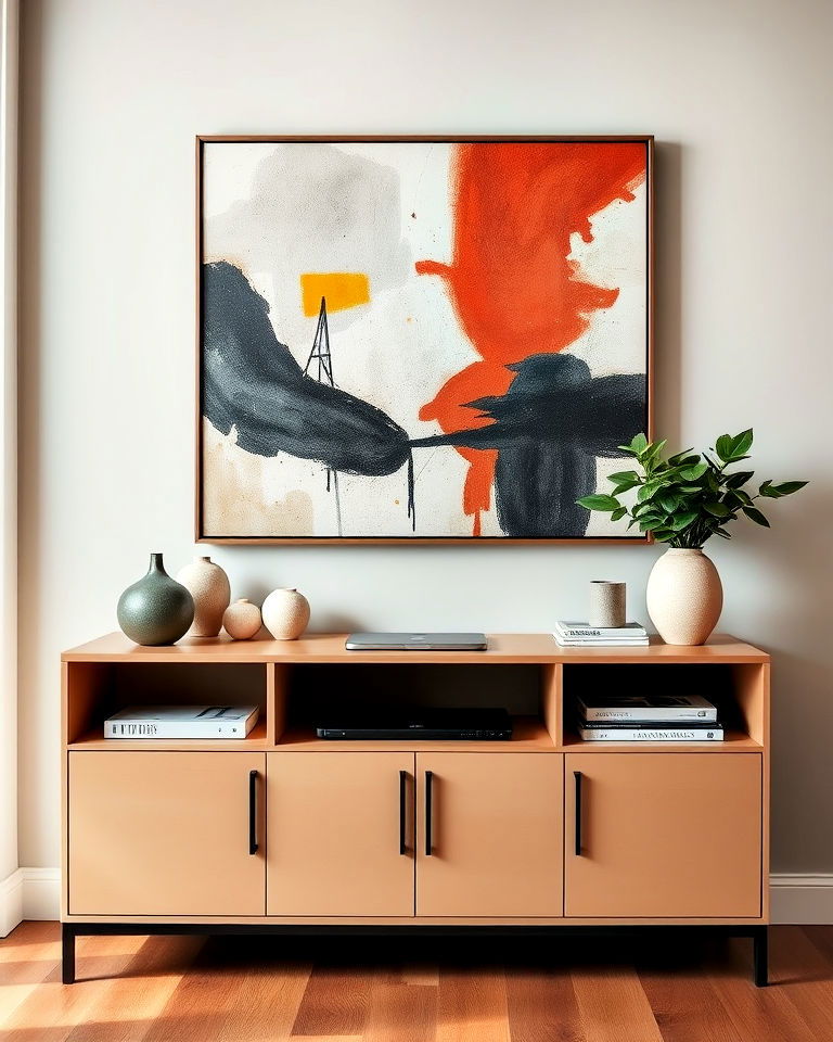 multi functional credenza home office - 25 Contemporary Home Office Ideas