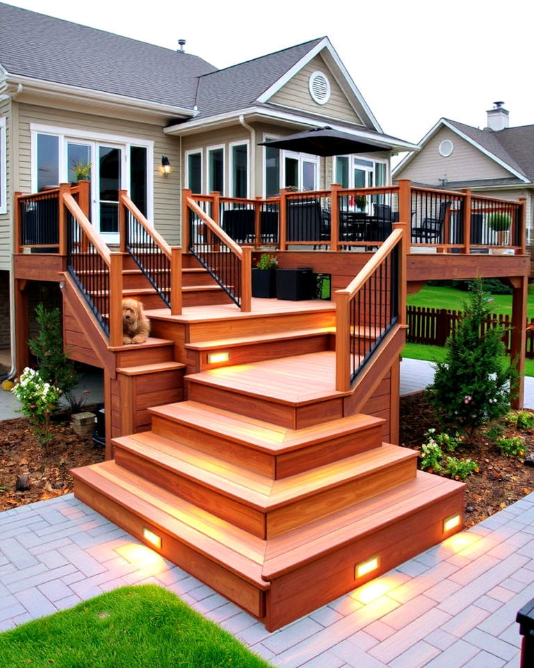 multi level composite deck - 25 Composite Deck Ideas
