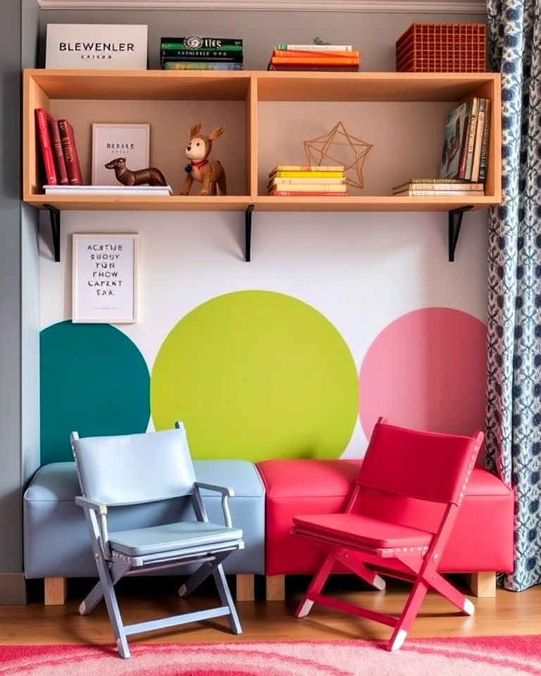 multifunctional seating for shared kids room - 40 Shared Kids Room Design Ideas