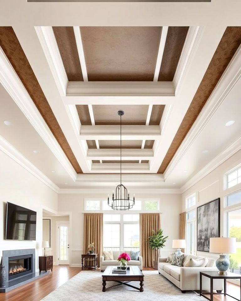 multiple levels to the reverse tray ceiling - 20 Reverse Tray Ceiling Idea