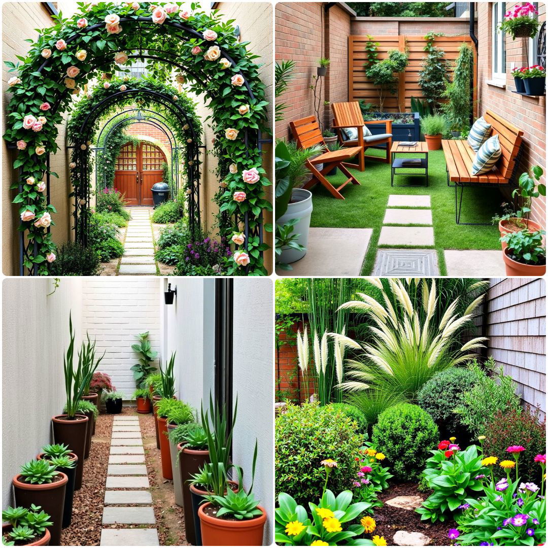narrow garden ideas
