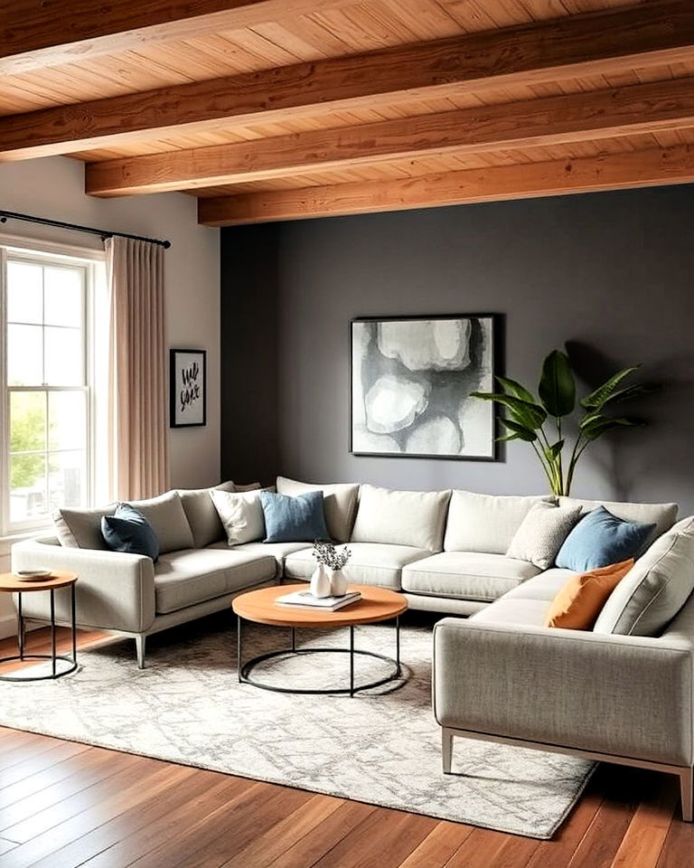 narrow sectional for compact spaces - 25 Small Living Room Sectional Layout Ideas
