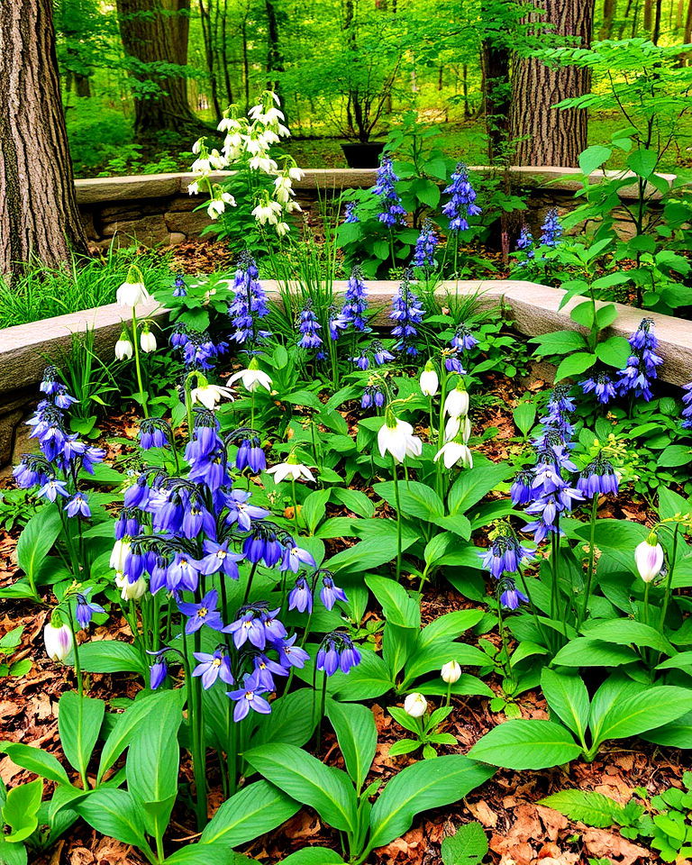 native wildflowers woodland garden - 15 Woodland Garden Ideas