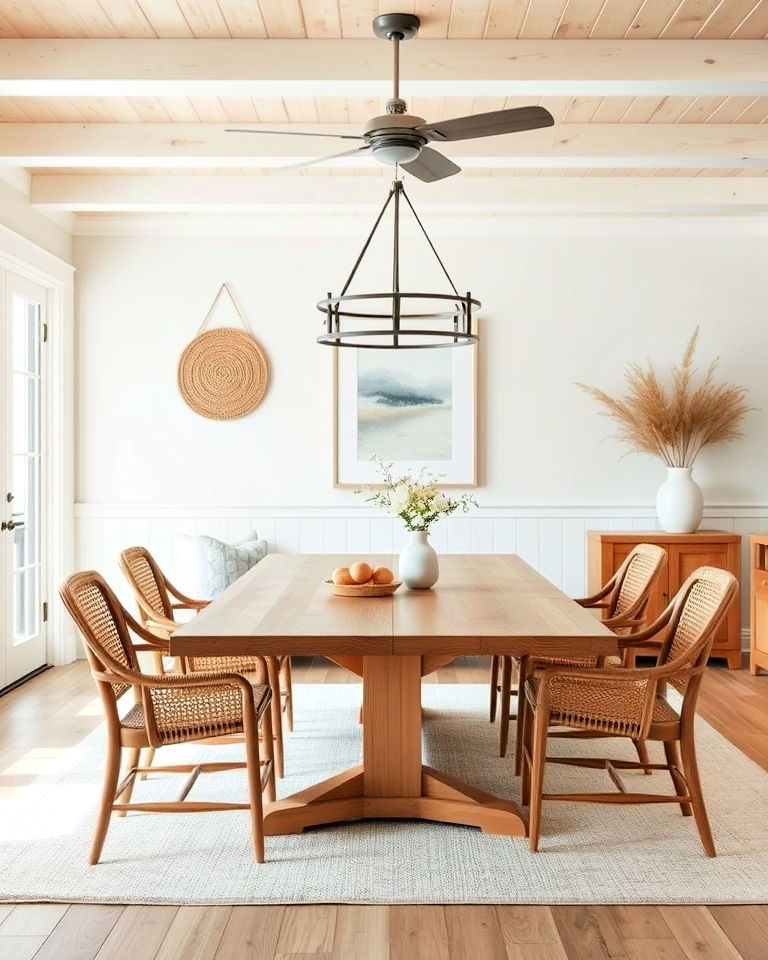 natural and light washed woods california casual interior - 20 California Casual Interior Design Ideas