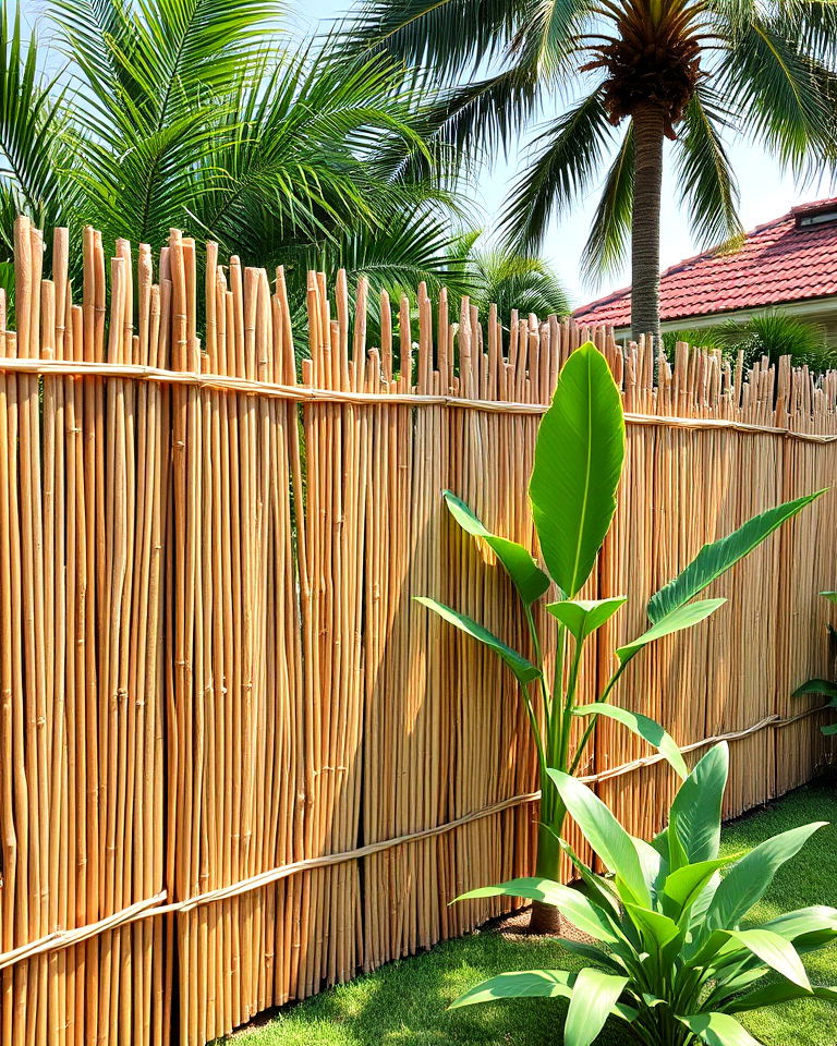 natural charm reed fence - 40 Types of Fences
