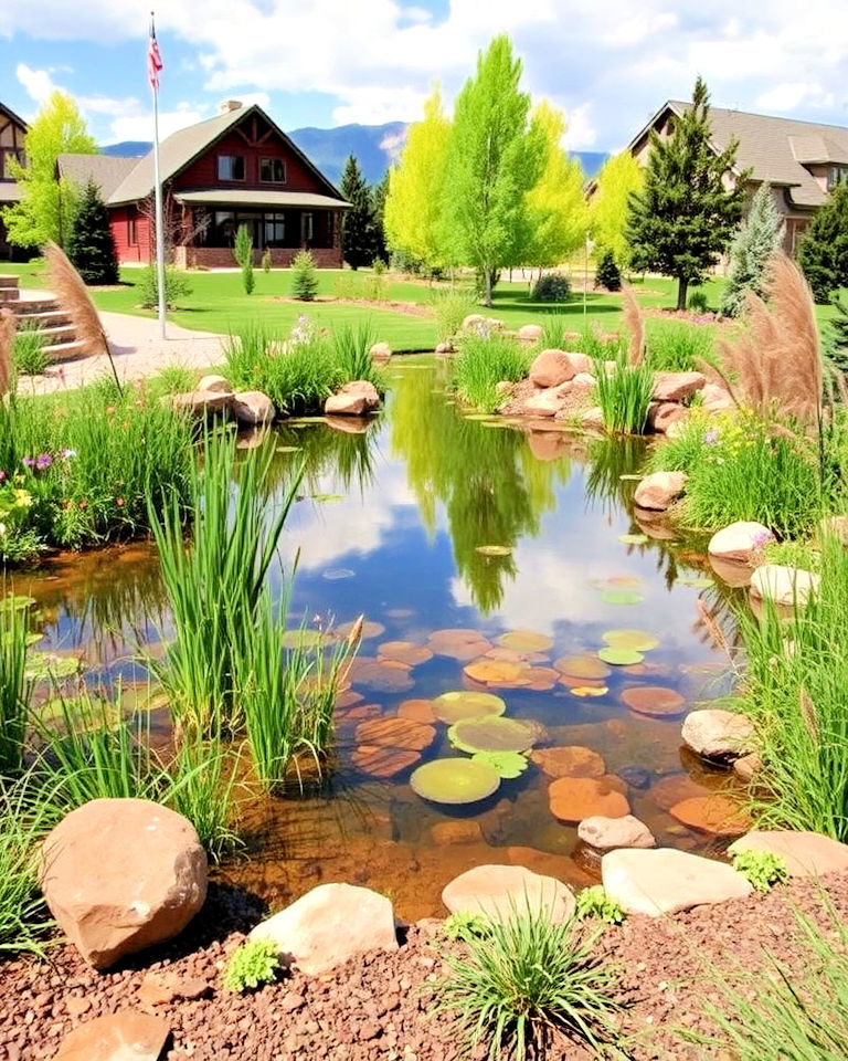natural retention ponds colorado landscaping - 25 Colorado Landscaping Ideas