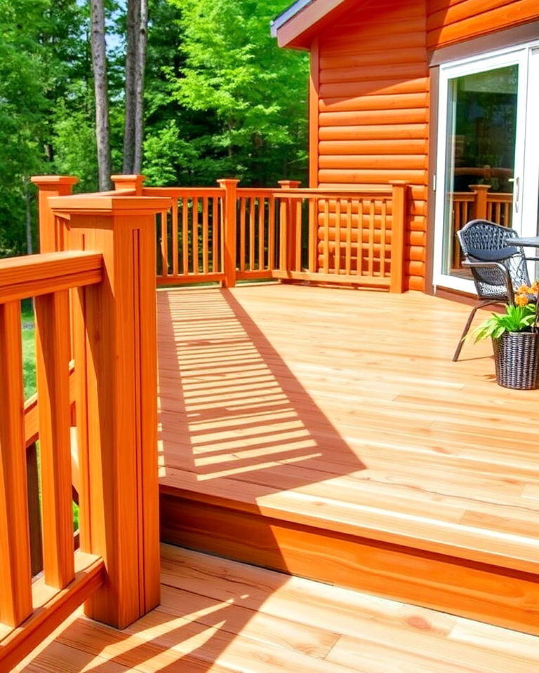 natural wood finish deck fascia - 15 Deck Fascia Ideas