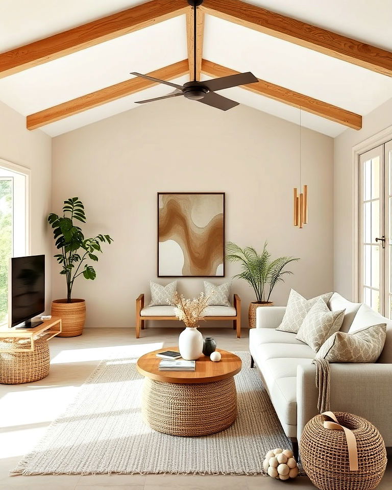 neutral color palette bungalow interior design - 25 Bungalow Interior Design Ideas